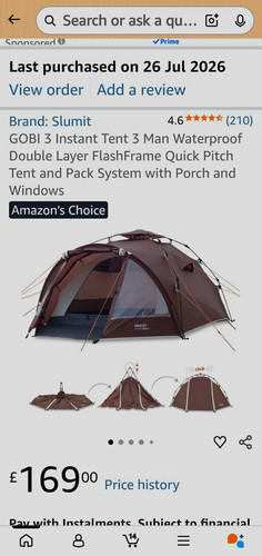 slumit gobi 3 man tent