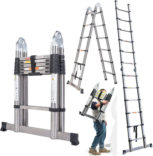 Telescopic ladder - 3.8m,