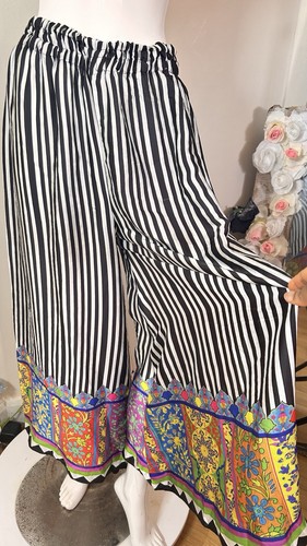 Women striped wide leg - striped, wide-leg