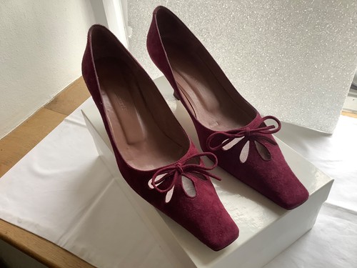 Bennett burgundy suede - lk,