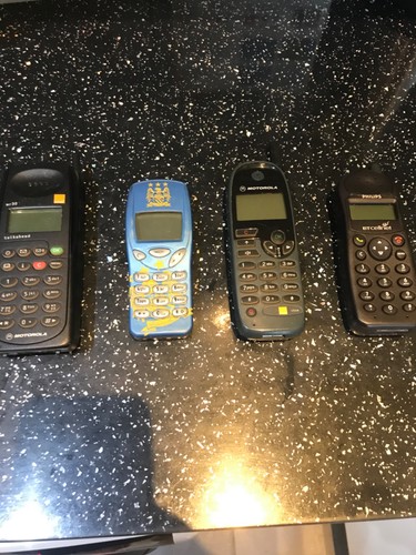 Four vintage mobile phones not - four,