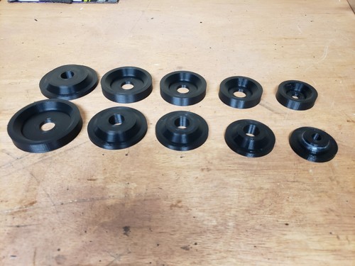 Sheet metal dimple - metal, set
