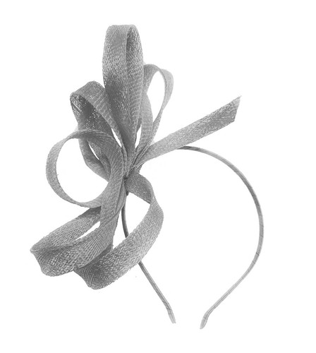 Vegan fascinator headband - on,