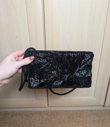 Women black beaded - women's,