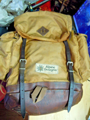 Vintage alpine designs leather - alpine,