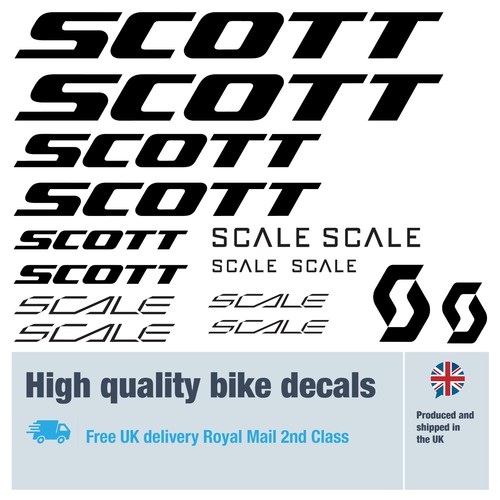 Scott scale bike - bike, labels