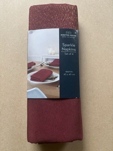 Sparkle napkins set 4 - sparkle, of