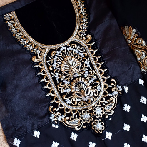 New piece black semi - piece,