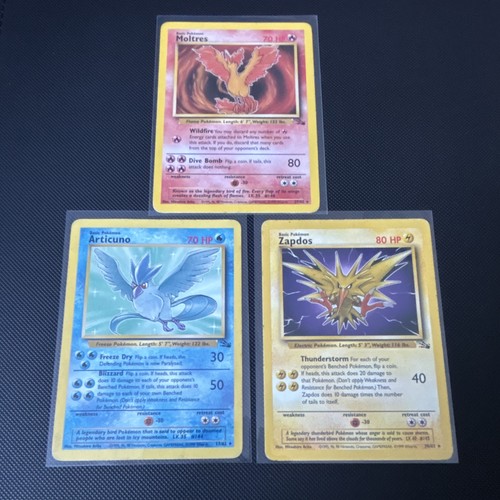 Fossil moltres articuno and - fossil,