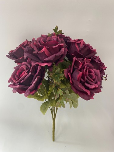 Open rose bunch - open, artificial