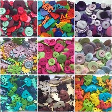 Assorted mixed buttons arts - assorted,
