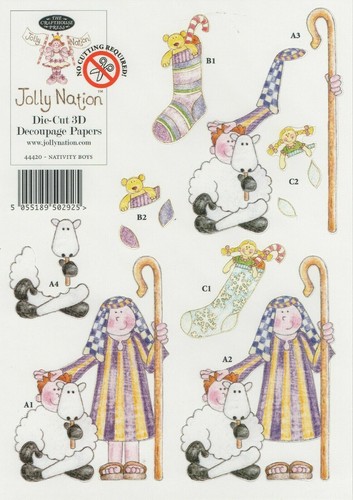 Jolly nation christmas die - a5,