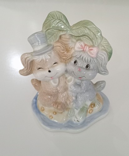 Wedding dogs couple figurine - wedding,