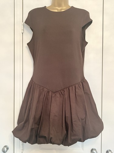 Bubble hem mini dress - bubble,