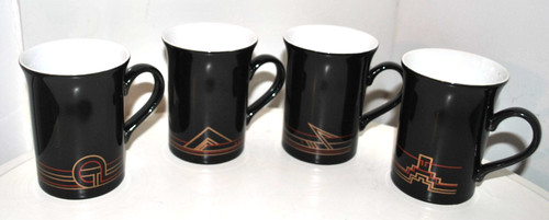 Kiln craft mugs - kiln, x4