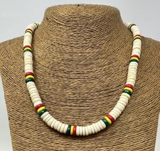 Rasta necklace puka - necklace,