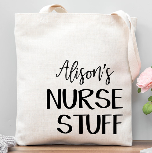 Personalised nurse tote bag - tote,