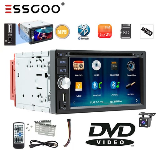 Car stereo radio double - car, din