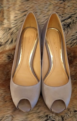 Clarks peep toe heeled - peep,
