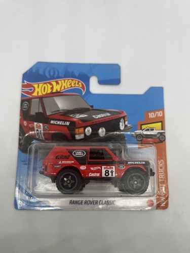 Hot wheels red land rover - hot,