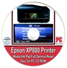 Epson XP800 Printer Waste Ink