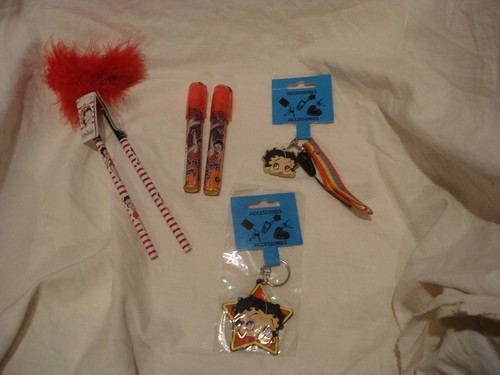 Betty boop pencils erasers - betty, &