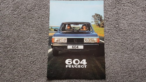 Peugeot 604 pages sales - peugeot,