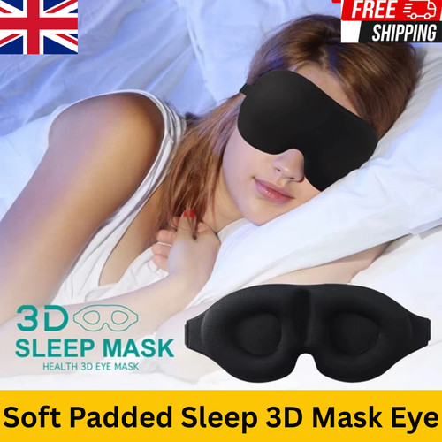 Soft padded sleep mask eye - soft, 3d