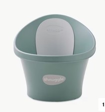 Snuggle Baby Bath with Plug In Eucalyptus Colour And Stand