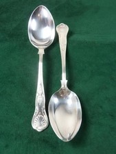 2 Nice Vintage Serving Spoons