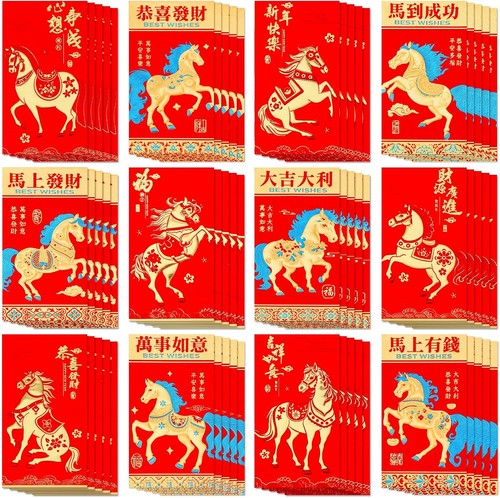 Pcs chinese new - year, red