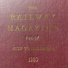 THE RAILWAY MAGAZINE BOUND