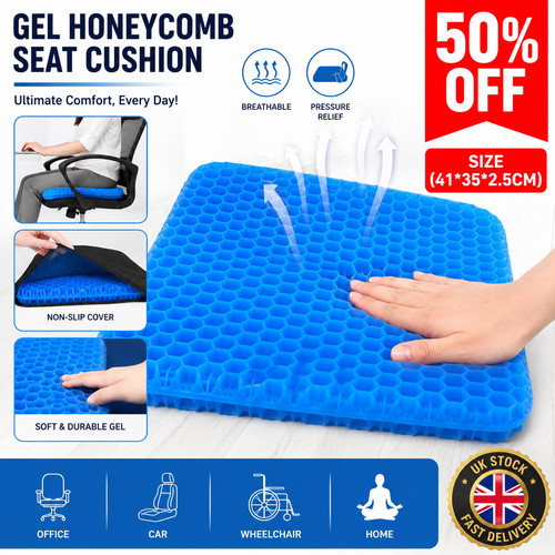 Honeycomb breathable gel seat - breathable,
