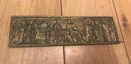 Brass bronze relief - /bronze,
