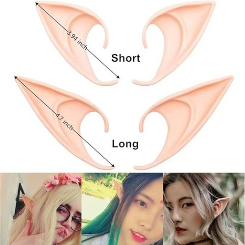 Pair latex elf ears - pair,