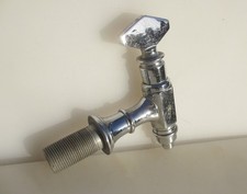 Large Antique Brass Tap Basin