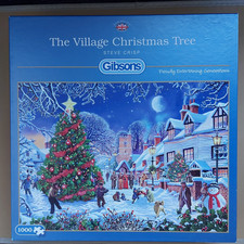 Gibsons 1000 Piece Jigsaw Puzzle - THE VILLAGE CHRISTMAS TREE - G6224