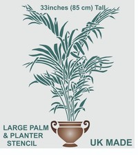 Large Palm & Planter STENCIL