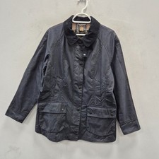 Barbour Beadnell Navy Wax