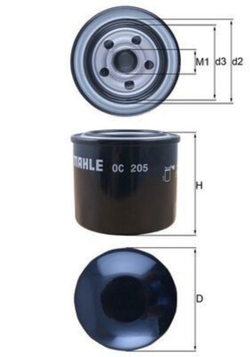Mahle oil filter for mazda - mahle,