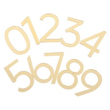  10 Pcs Mailbox Numbers House