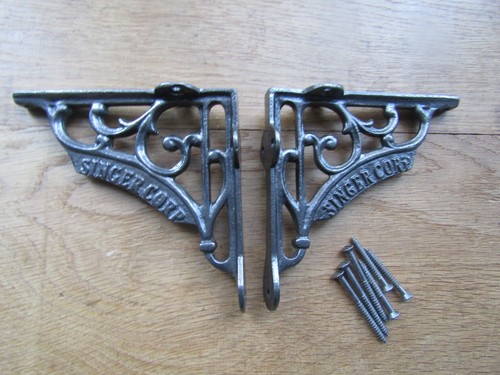 Pair cast iron vintage - of,
