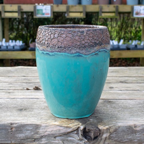 Plant pot ceramic 21cm - plant,