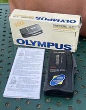 Olympus Dictaphon Voice Recorder Pearlcorder S711 Micro Cassette Dictation Black