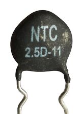 2 x NTC 2.5D-11 Inrush Current Limiter, Thermistor 2.5 ohm 5Amp, 3D-11 -ref:422