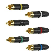 NEUTRIK REAN GOLD PHONO RCA PLUG NYS373 Professional Audio HiFi Solder Connector