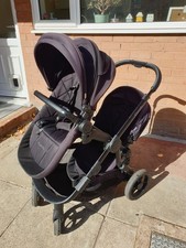 Icandy orange double Twin pram