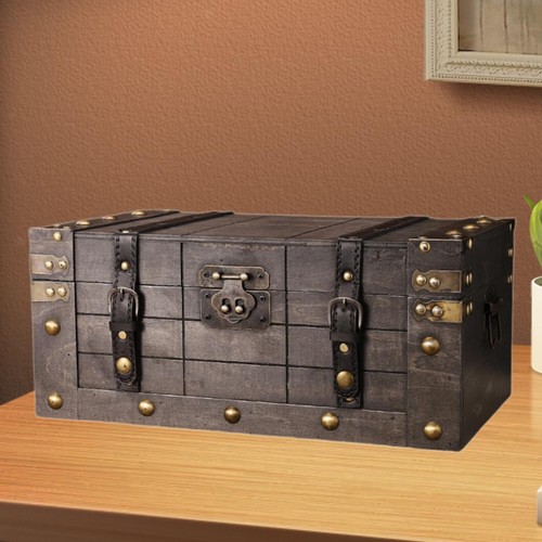 Wooden treasure chest - treasure, chest,