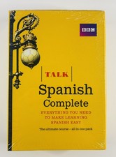BBC Talk Spanish Complete Set by Almudena Sanchez. Brand New and still wrapped 