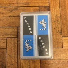 Vintage cunard blue black - vintage,